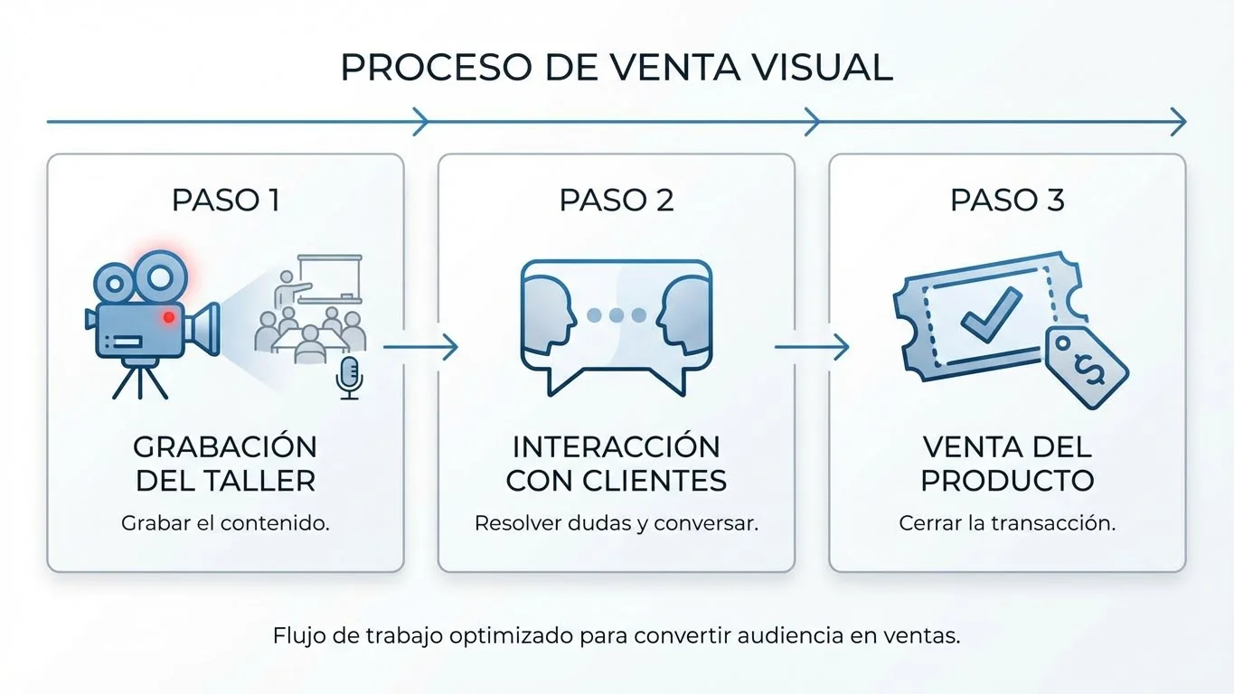 Proceso de creación de confianza mediante contenido detrás de escena en Stories