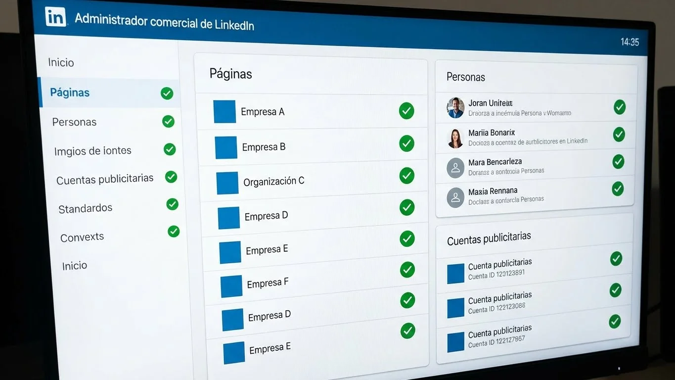 LinkedIn Business Manager.