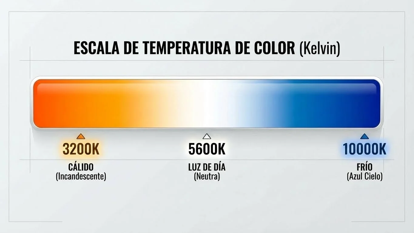 Escala Kelvin en la Iluminación para Video