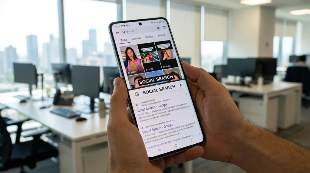 SEO multicanal, herramientas ia, búsqueda social