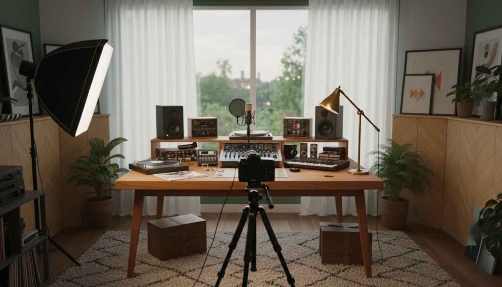Iluminación para video: Trucos caseros para que tu contenido se vea de estudio profesional.