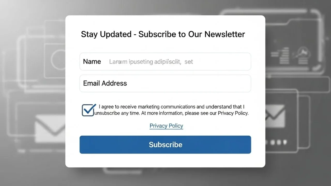 Email marketing, consentimiento legal